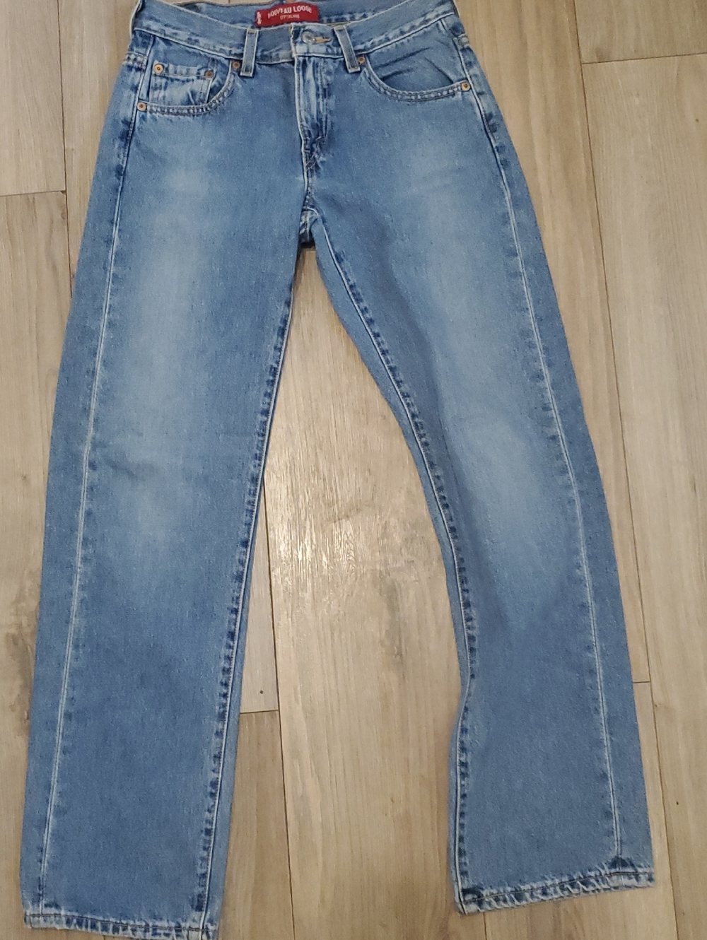 Levi's Light Blue Womens Straight Jeans